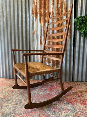 A modernist rocking chair