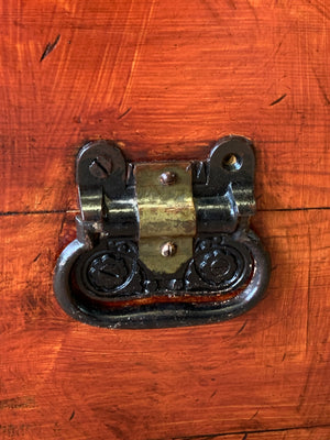 A wooden shipwright's trunk