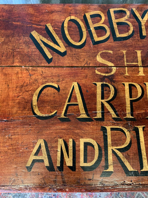 A wooden shipwright's trunk
