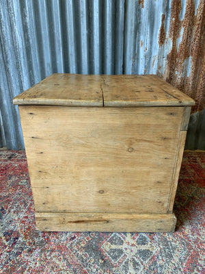 A Victorian square pine cupboard