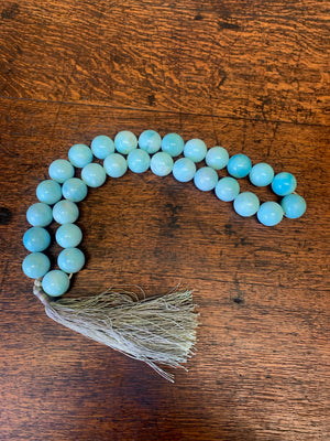 A set of large turquoise Mala beads ~ Set B