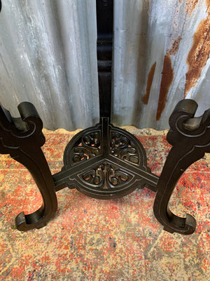 A Chinese black ebonised jardinière pedestal stand