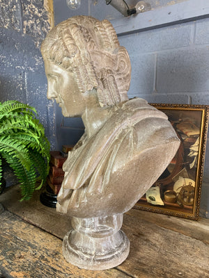 A large Country House style bust of an unknown female