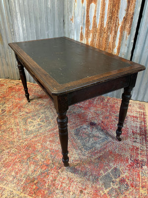 A late Victorian writing desk by Lamb of Manchester