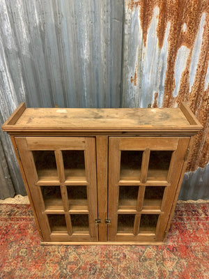 A Victorian glazed dresser cabinet