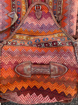 A large Persian camel bag