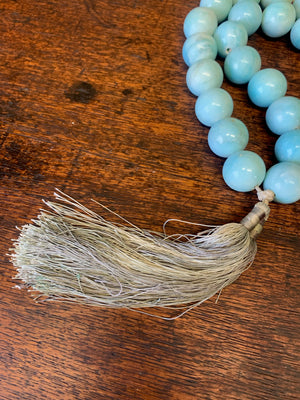 A set of large turquoise Mala beads ~ Set B