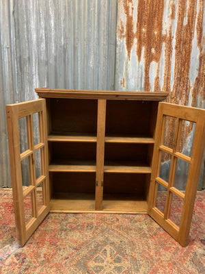 A Victorian glazed dresser cabinet