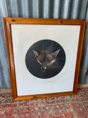 A framed mezzotint entitled "Sly Boots" by William Spooner