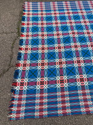 A very large woollen Welsh blanket