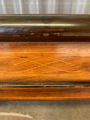 A mahogany pier cabinet
