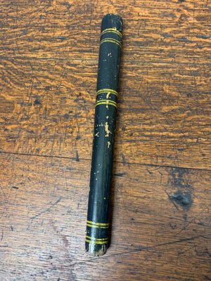 A hand painted Georgian wooden police truncheon