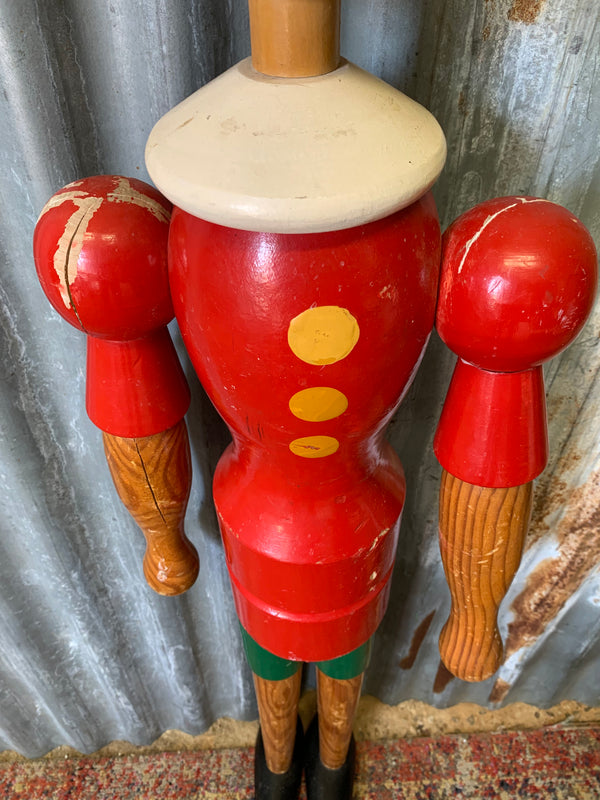 A very large wooden Pinocchio by Galetti - Belle and Beast Emporium