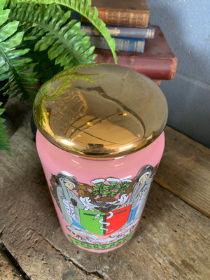 A large Royal Pharmaceutical Society apothecary jar - Peruv. Bark