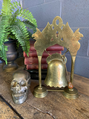 An Indonesian brass bell gong