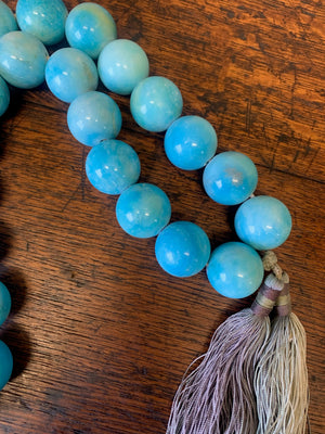 A set of large turquoise Mala beads ~ Set A