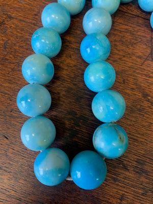 A set of large turquoise Mala beads ~ Set A