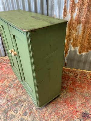 A Victorian two door cupboard