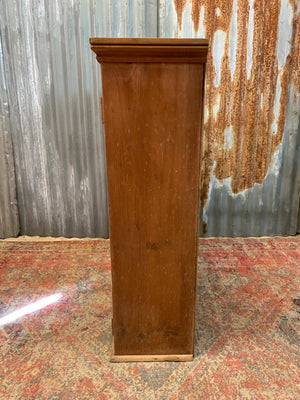 A Victorian glazed dresser cabinet