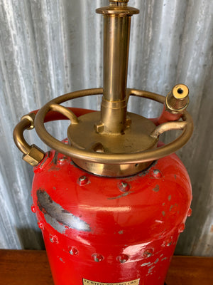 A converted fire extinguisher lamp ~ Merryweather