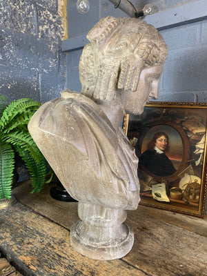 A large Country House style bust of an unknown female