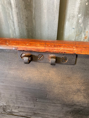 A wooden shipwright's trunk