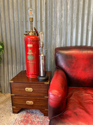 A converted fire extinguisher lamp ~ Merryweather