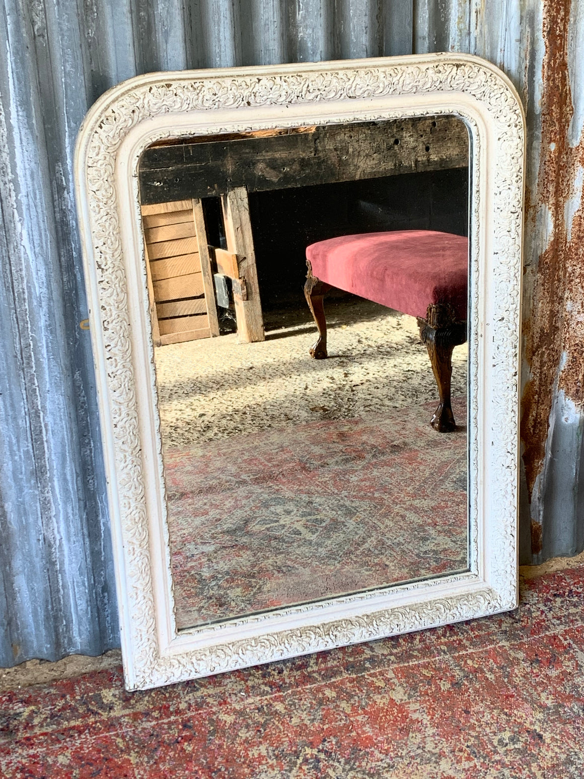 A large French mirror