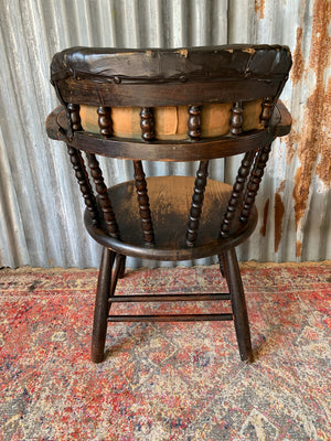 A 19th Century Scottish bobbin open armchair