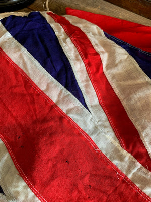 A large old Union Jack ensign flag - 9ft x 4ft 2"