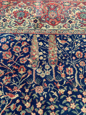 A Persian "Paradise Park" square rug 9ft/275cm