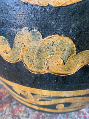 A Chinese terracotta garden barrel stool