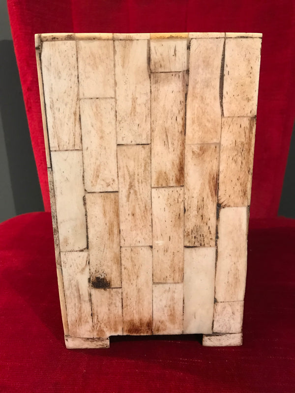 A small mosaic bone covered collector’s cabinet of drawers - Belle and ...