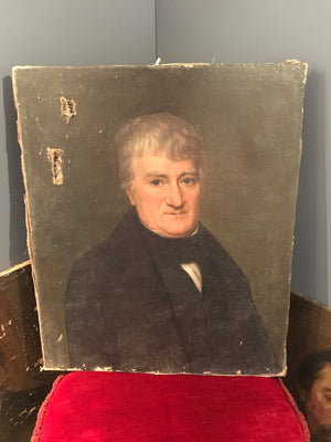 A Victorian portrait painting of a fine gentleman