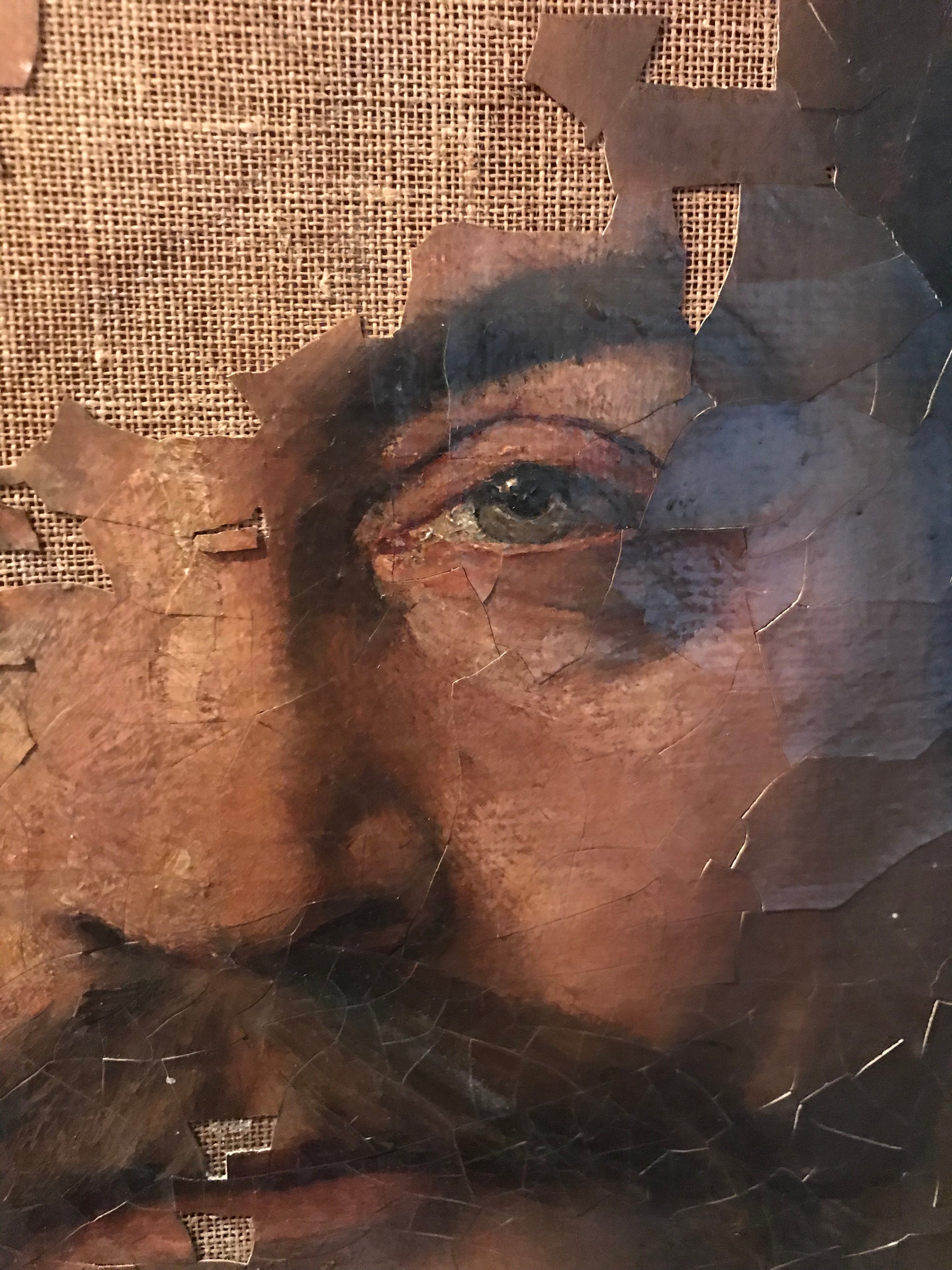 A Victorian portrait painting of a moustachioed gentleman