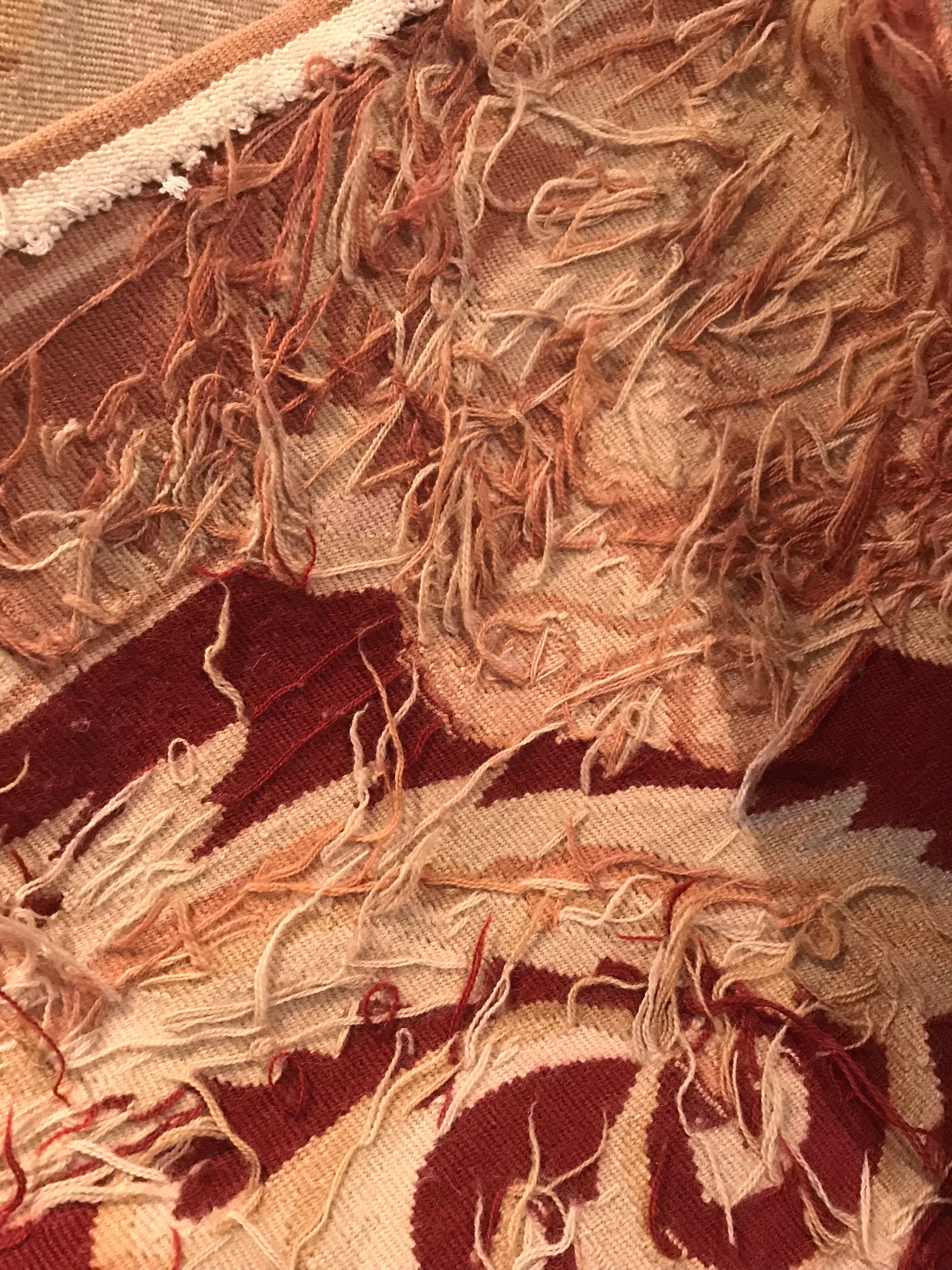 A rectangular Aubusson carpet rug