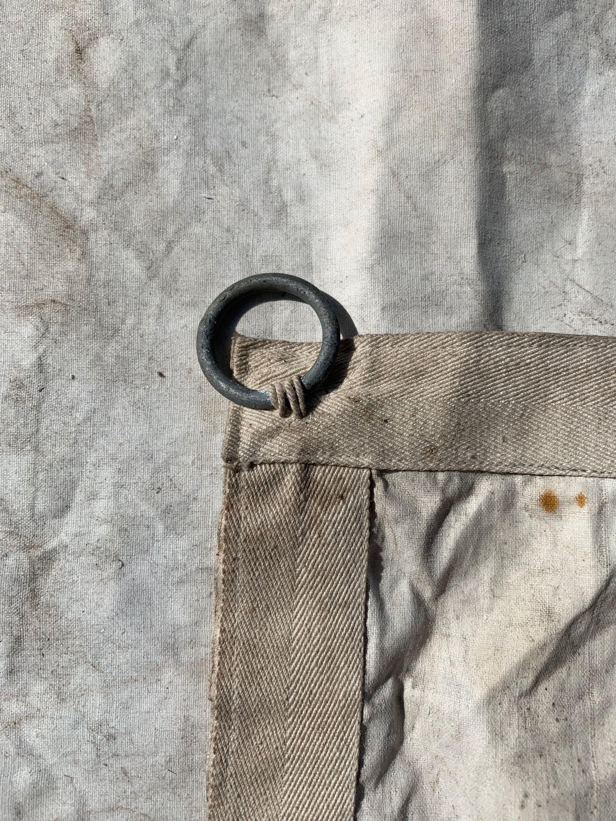 A very large advertising banner for the Billy Graham film 'Souls in Conflict' (1953)