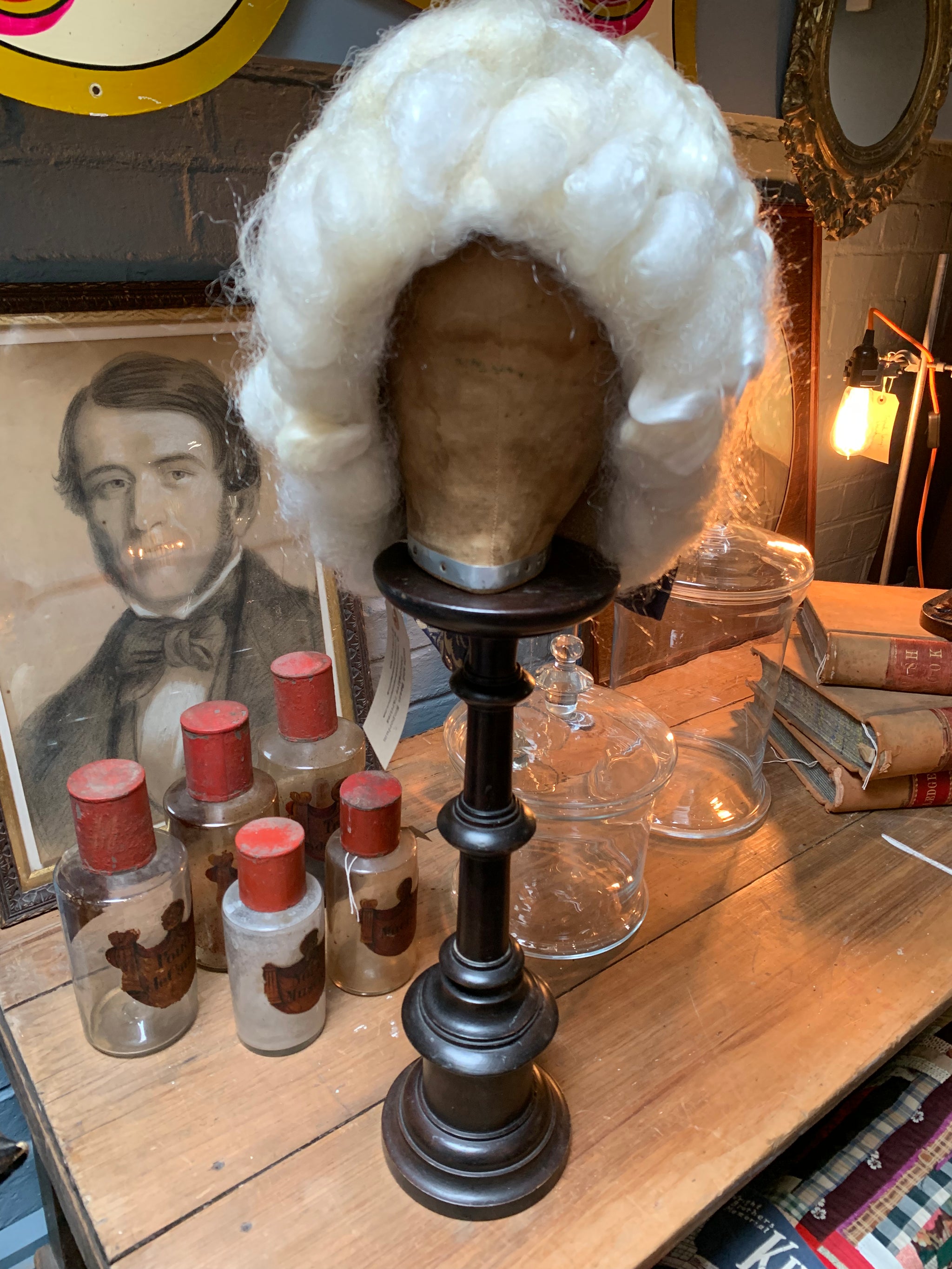 A rare theatrical Marie Antoinette wig