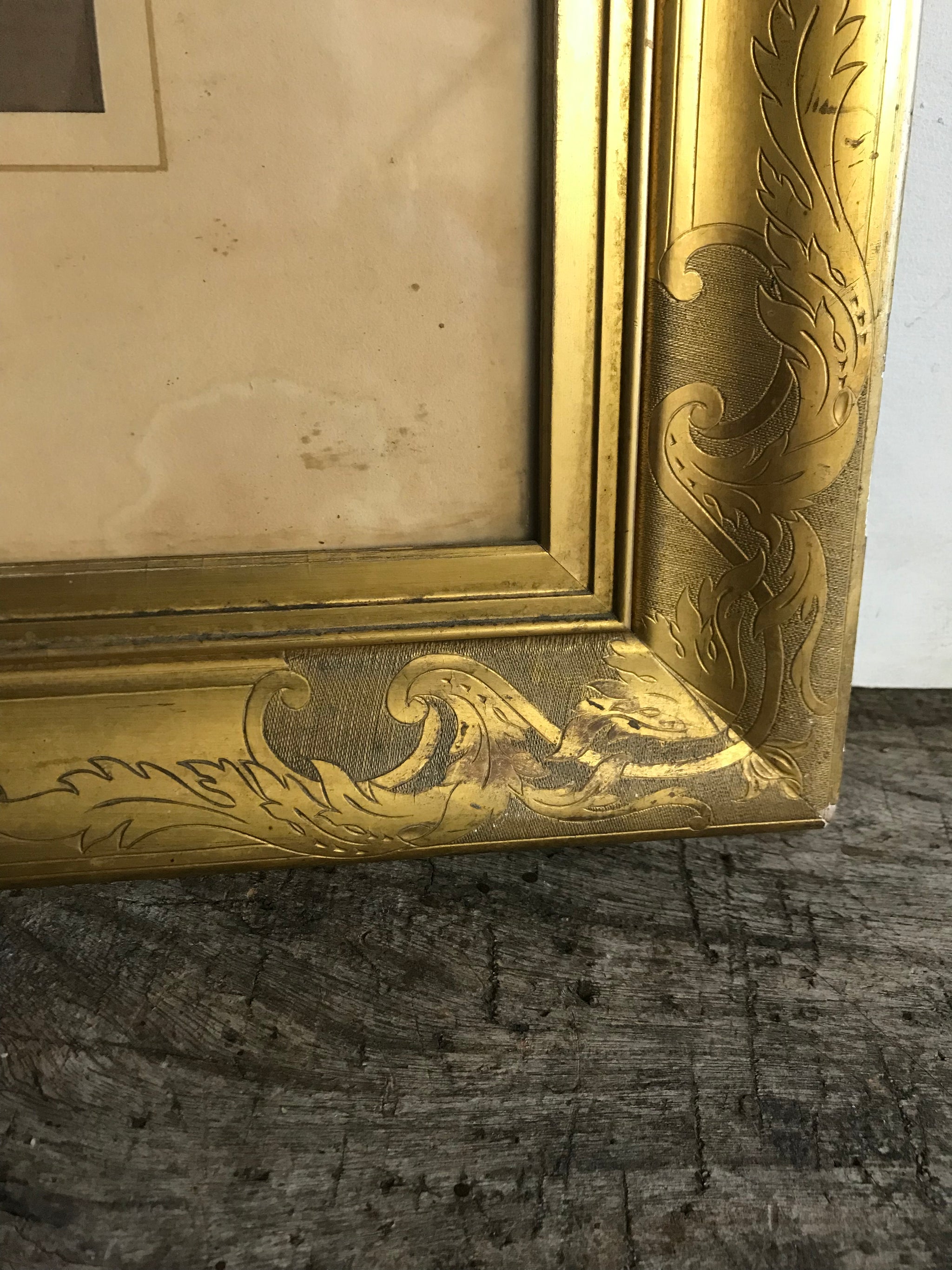 A large chalk portrait of Henry Dawson by George Richmond