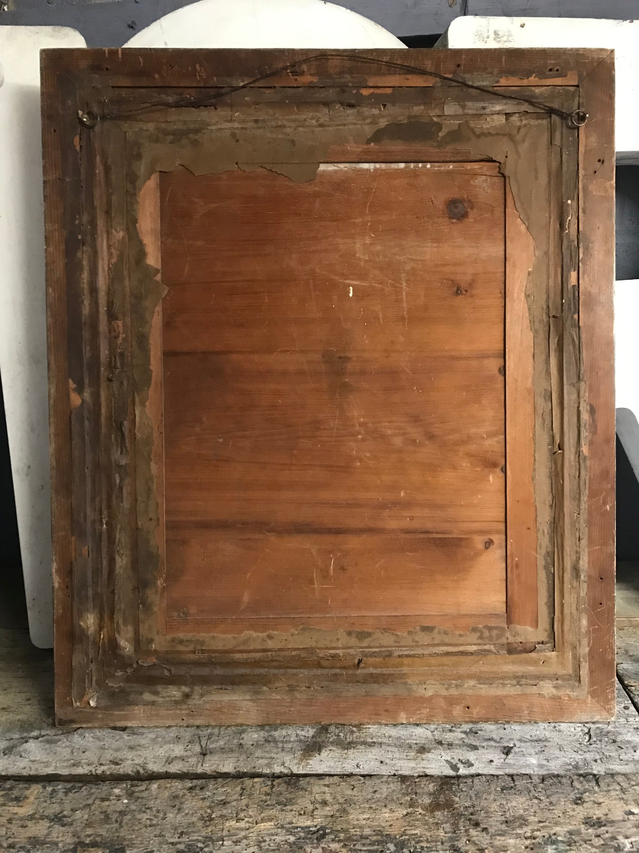 A large chalk portrait of Henry Dawson by George Richmond