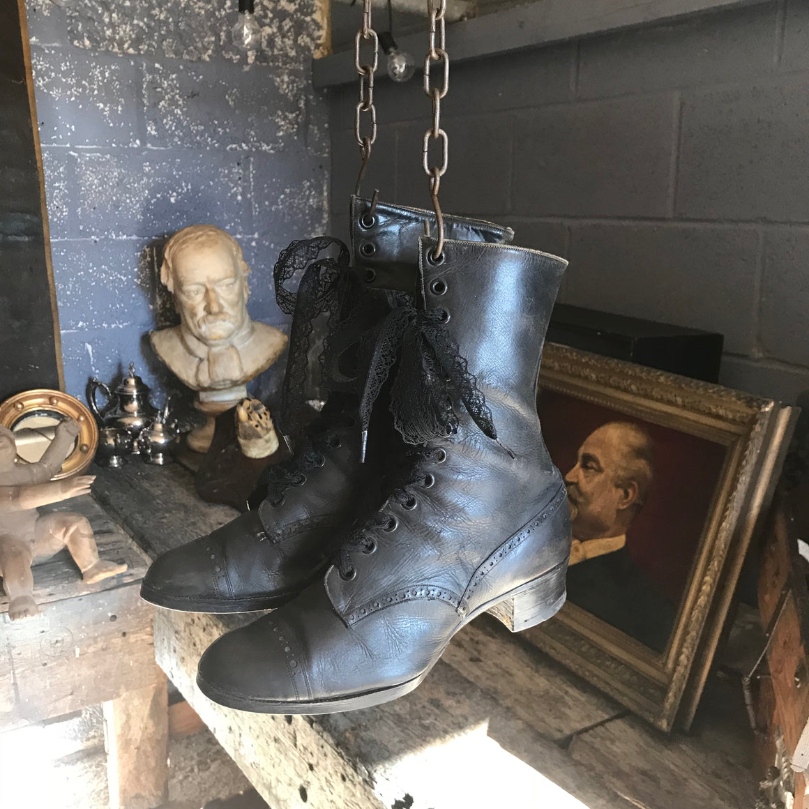 A pair of Federated brand Victorian boots