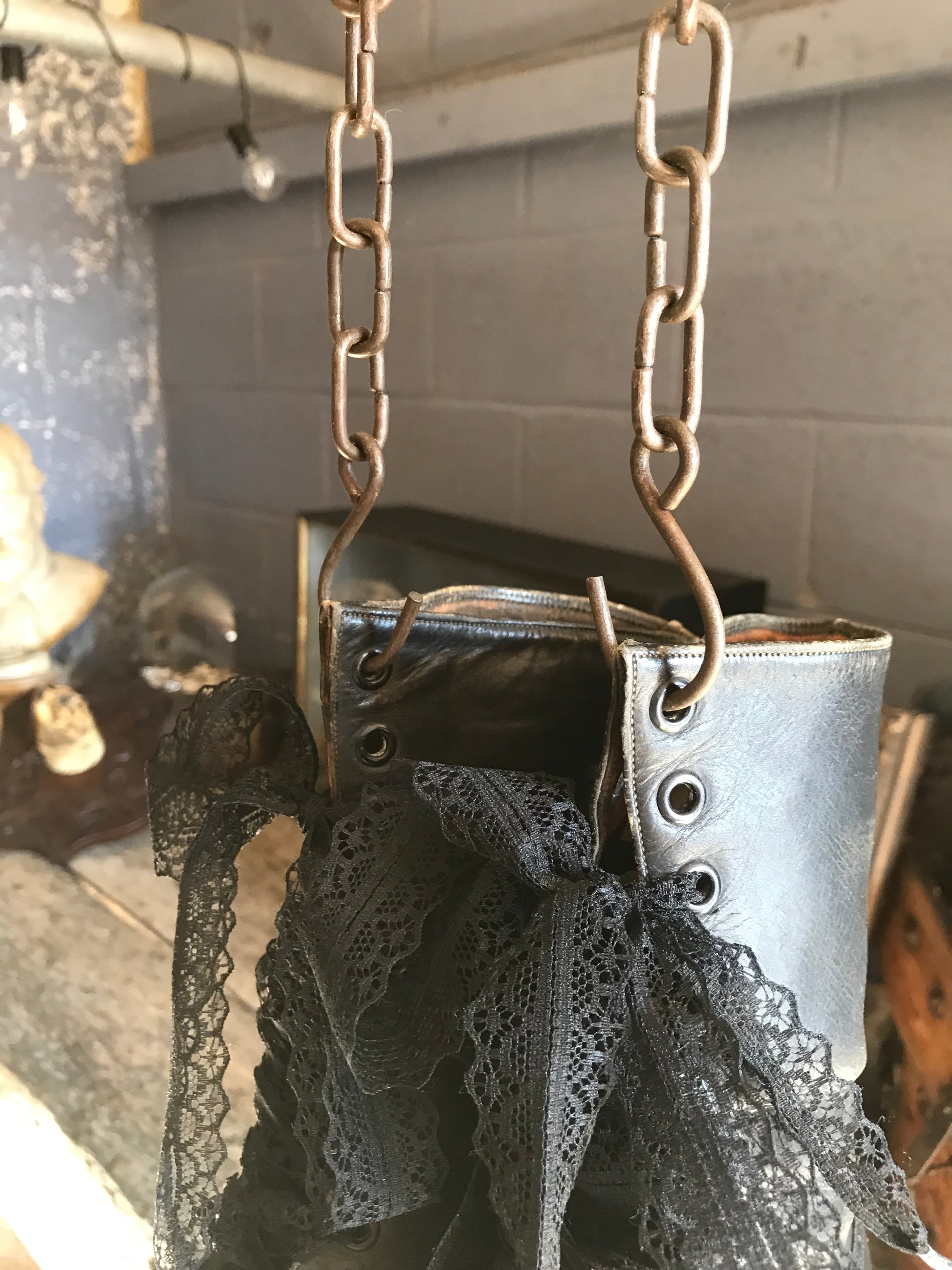 A pair of Federated brand Victorian boots