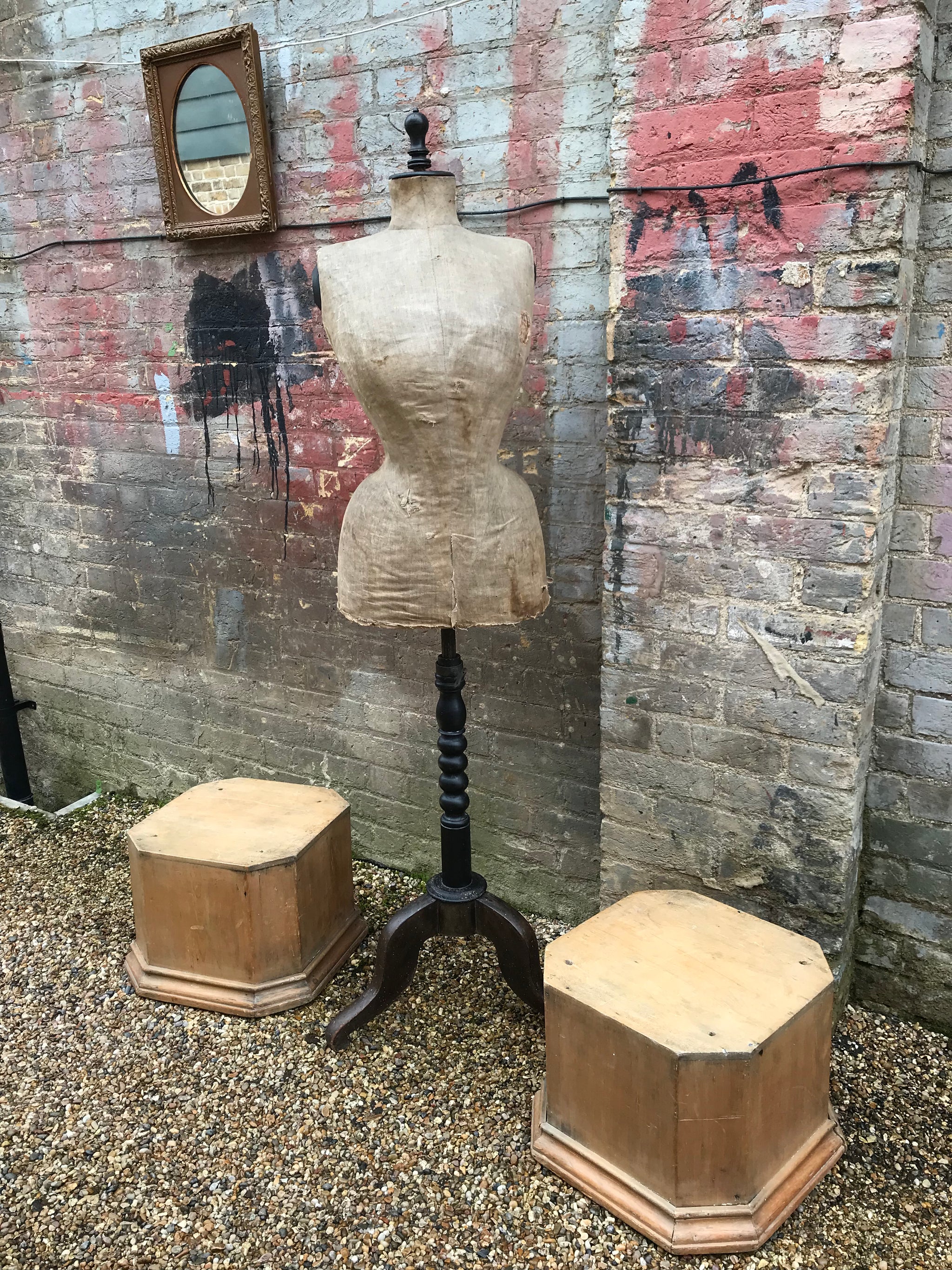 A French wasp waist female display mannequin stand - Belle and Beast  Emporium