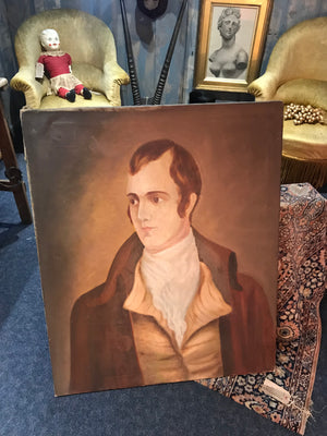 A 19th Century Scottish School oil portrait of Robert Rabbie Burns