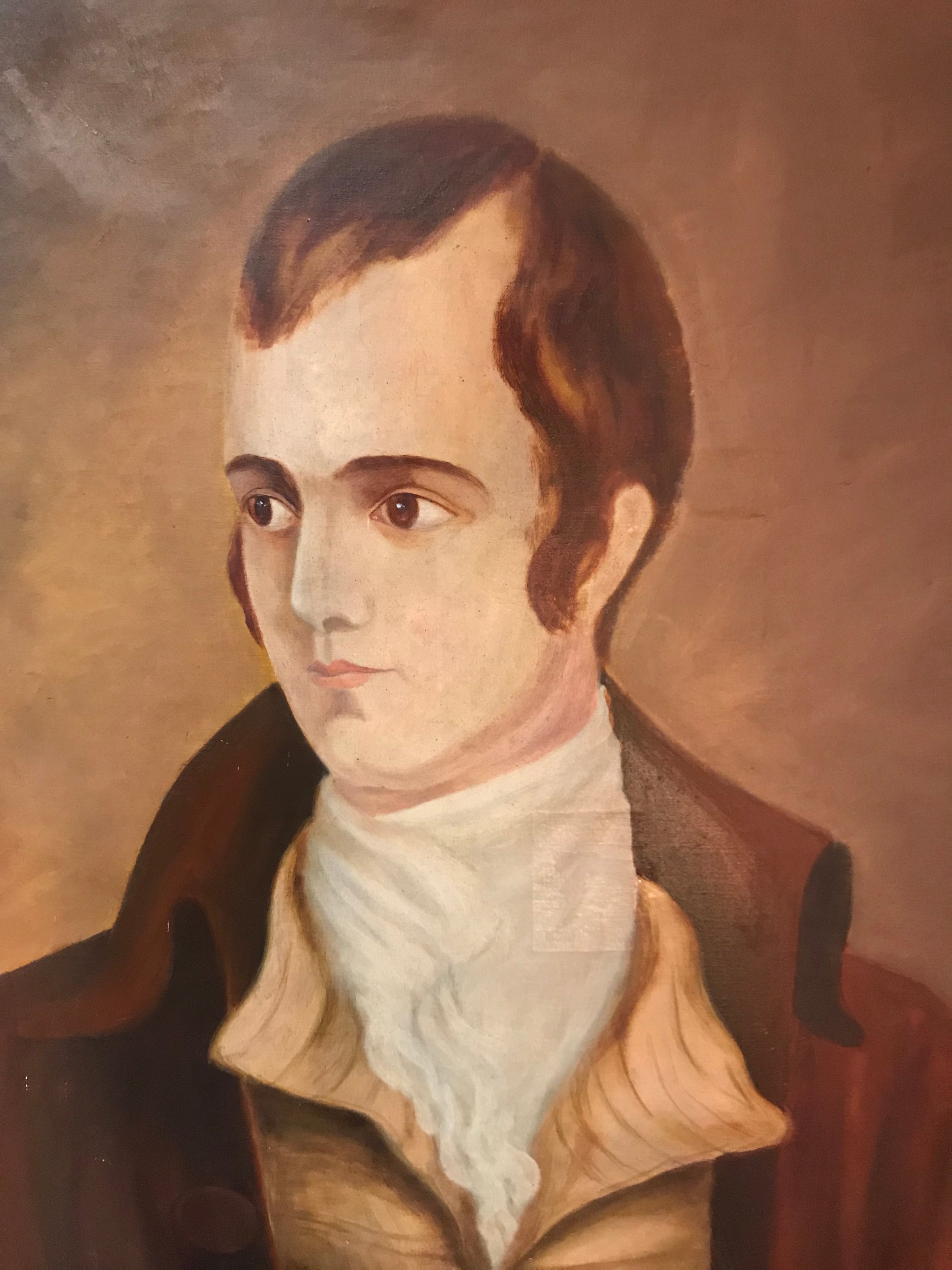 A 19th Century Scottish School oil portrait of Robert Rabbie Burns