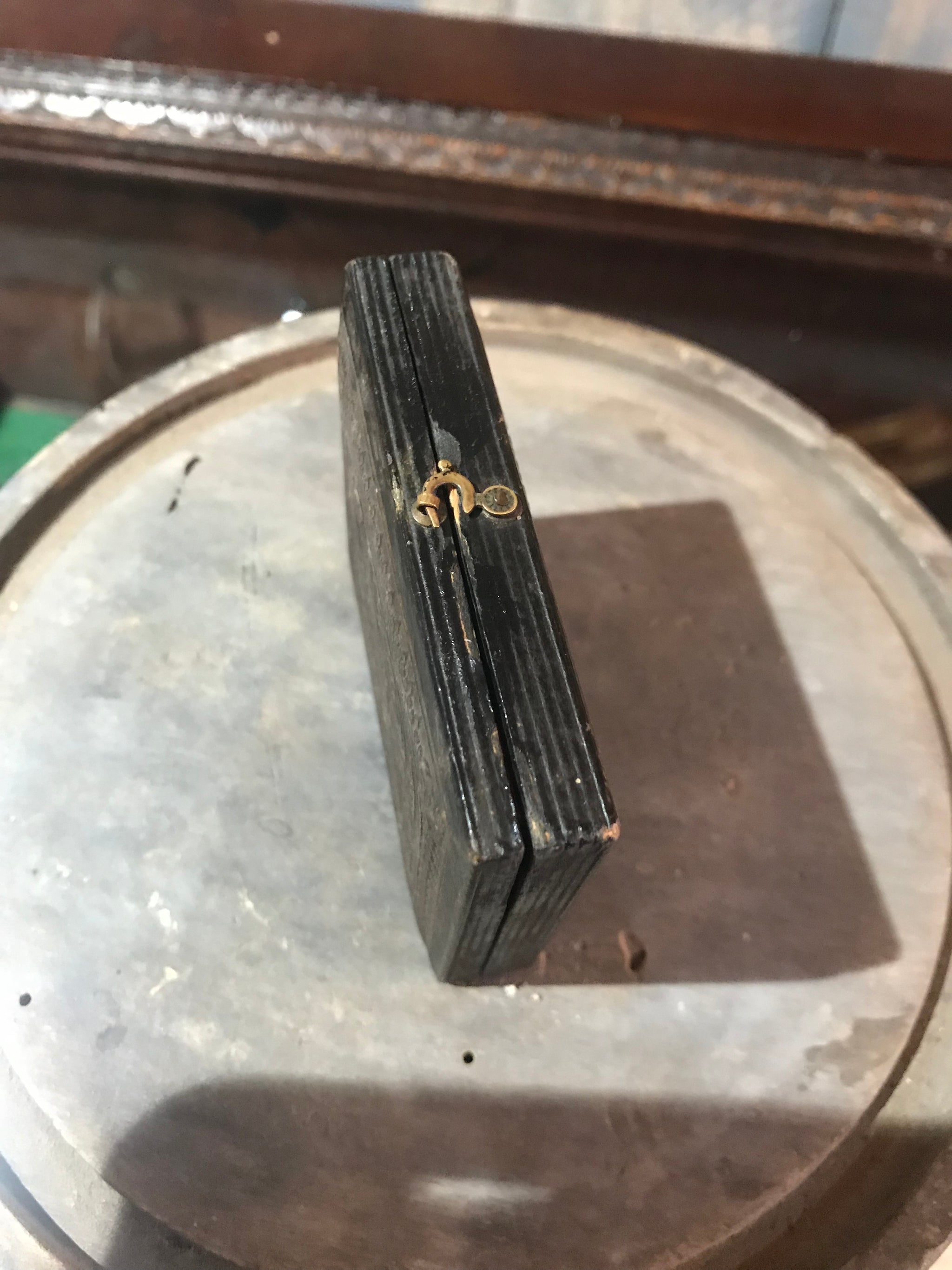 A 19th Century daguerreotype cased photograph of a lady with a lock of hair