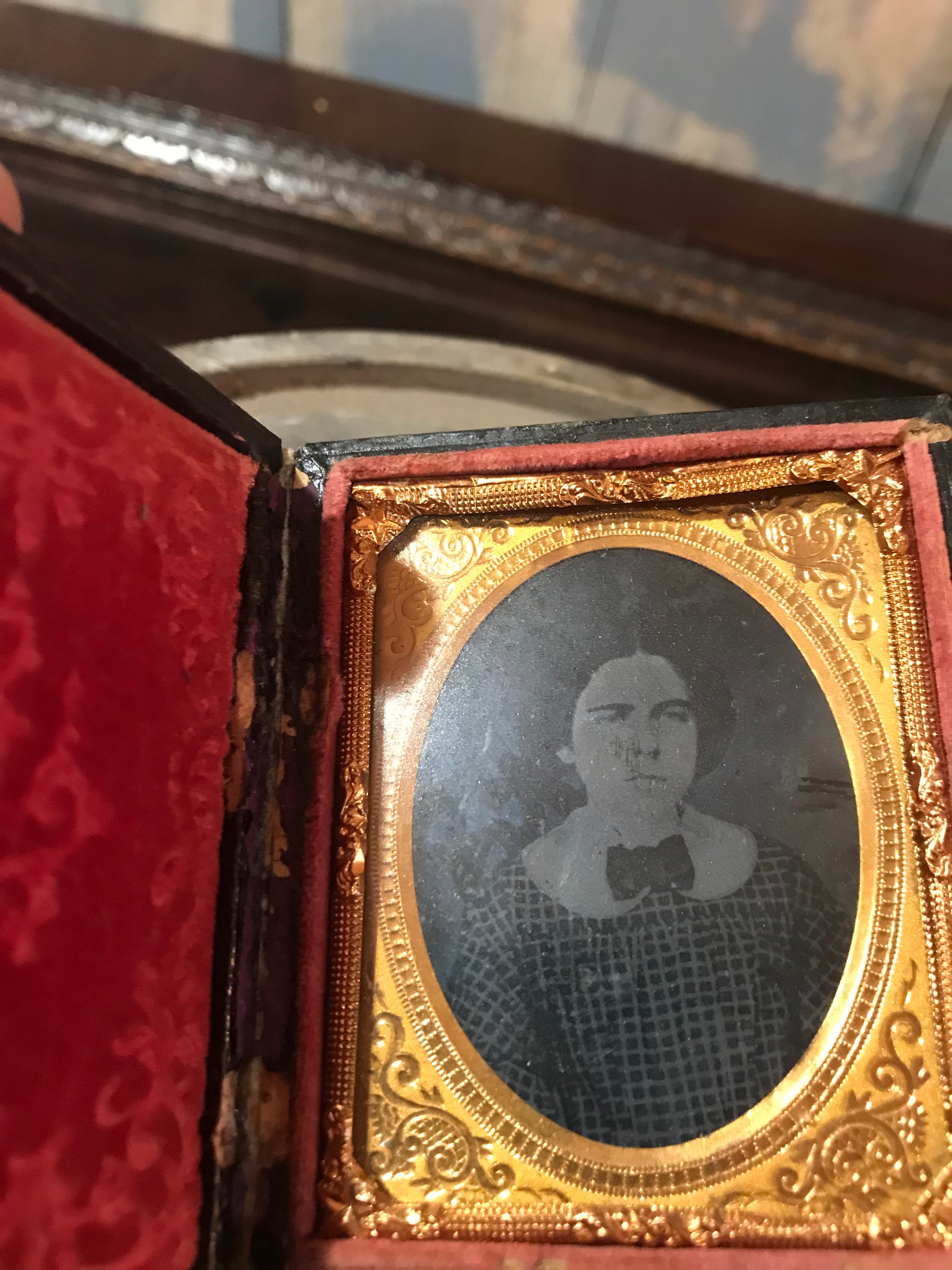 A 19th Century daguerreotype cased photograph of a young girl
