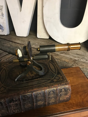 A 19th Century James Swift brass monocular microscope