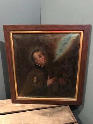 A 19th Century German religious oil painting