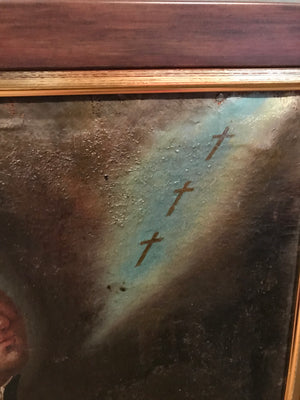 A 19th Century German religious oil painting